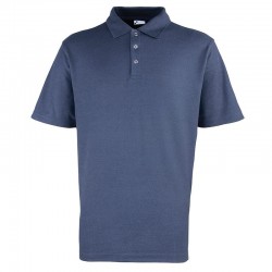 Plain Polo Shirt Stud Pique Premier 200 GSM